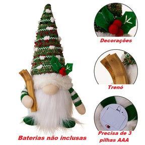 Decoração de Natal - Papai Noel Gnomos Natal 002 Loja da Dryka 