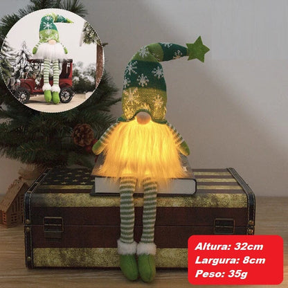Decoração de Natal - Papai Noel Gnomos Natal 002 Loja da Dryka C2 