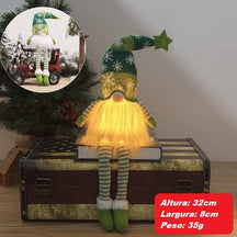 Decoração de Natal - Papai Noel Gnomos Natal 002 Loja da Dryka C2 