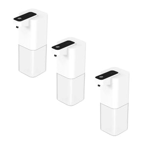 Dispenser de Sabão Automático - Clean Hands casa 005 Loja da Dryka Branco 3pçs 