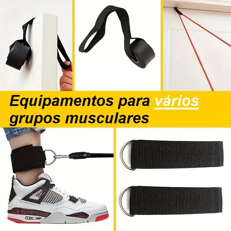 Elásticos Extensores para Treinos Funcionais - Pro Fit 2 esporte 002 lojadadryka 