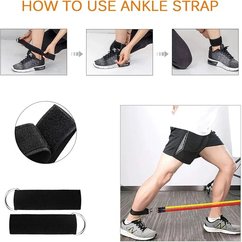 Elásticos Extensores para Treinos Funcionais - Pro Fit 2 esporte 002 lojadadryka 
