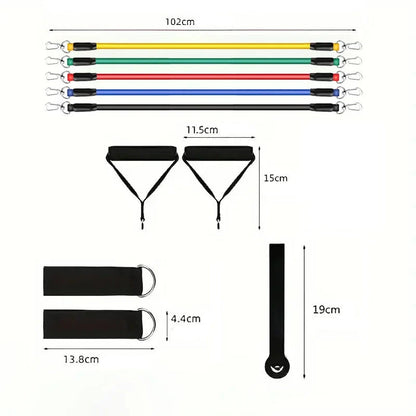 Elásticos Extensores para Treinos Funcionais - Pro Fit 2 esporte 002 lojadadryka 