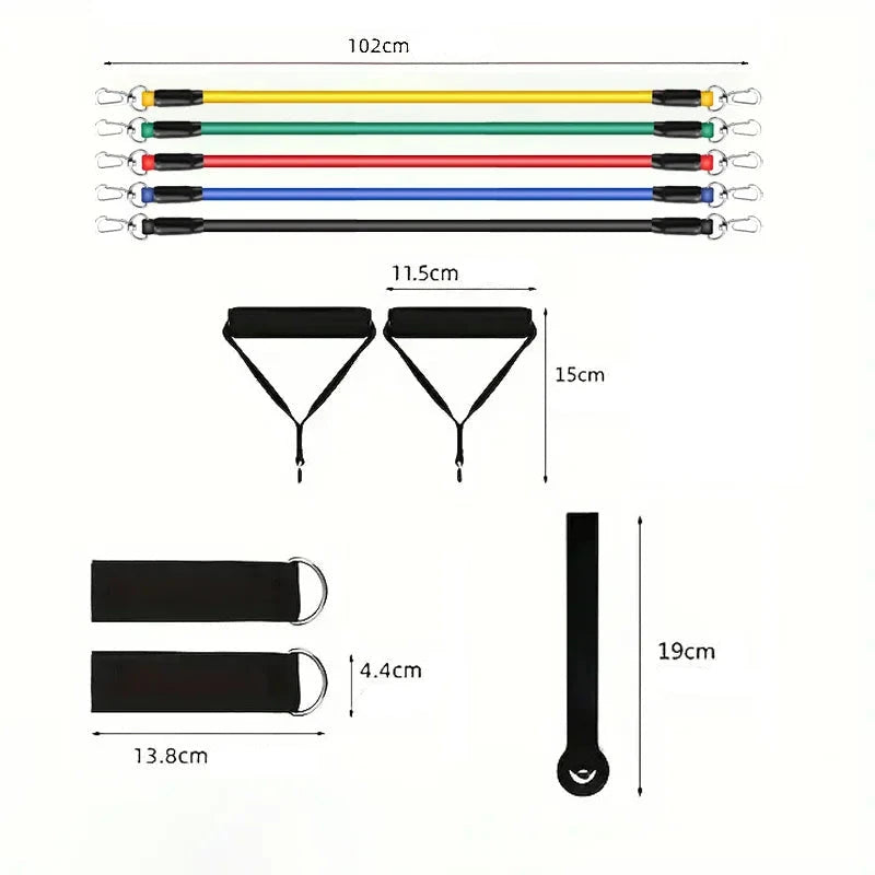 Elásticos Extensores para Treinos Funcionais - Pro Fit 2 esporte 002 lojadadryka 