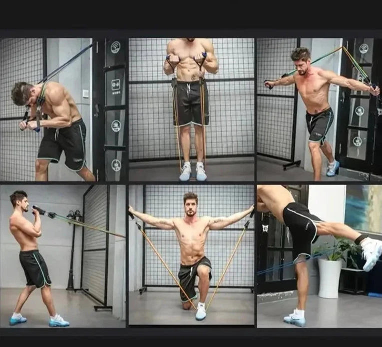 Elásticos Extensores para Treinos Funcionais - Pro Fit 2 esporte 002 lojadadryka 
