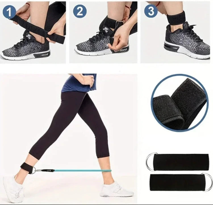 Elásticos Extensores para Treinos Funcionais - Pro Fit 2 esporte 002 lojadadryka 