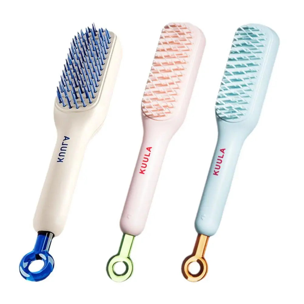 Escova de Cabelo Autolimpante Antiestática - Slim Hair Loja da Dryka 