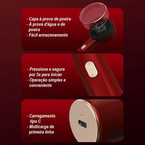 Escova de Cabelo Massageador -Hair Strong beleza 001 Loja da Dryka 