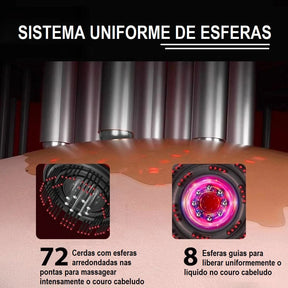Escova de Cabelo Massageador -Hair Strong beleza 001 Loja da Dryka 