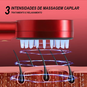 Escova de Cabelo Massageador -Hair Strong beleza 001 Loja da Dryka 