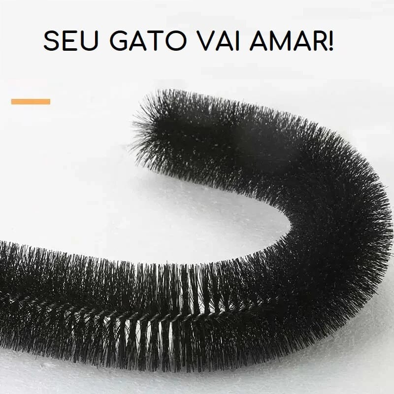 Escova Massageadora e Removedora de Pelos 2 em 1 - Miau Touch petshop - arco para gatos Loja da Dryka 