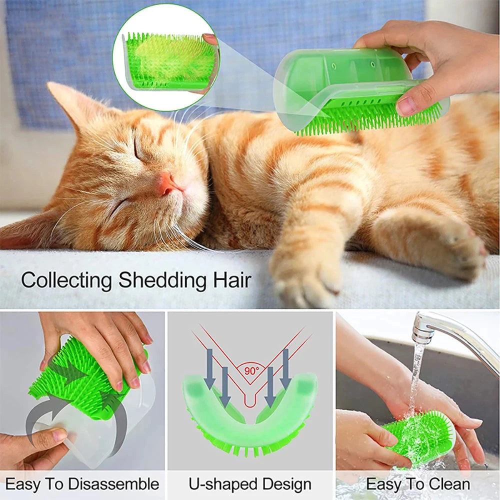 Escova Massageadora para Gatos - Cat Scratcher pet shop - escova massageadora Loja da Dryka 