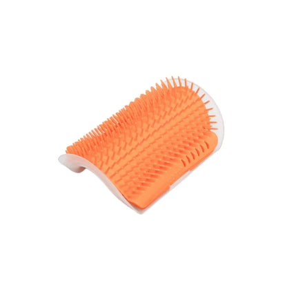 Escova Massageadora para Gatos - Cat Scratcher pet shop - escova massageadora Loja da Dryka Laranja 