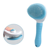 Escova Para Pets - Remove os Pelos com Facilidade Pet shop 007 lojadadryka Azul 