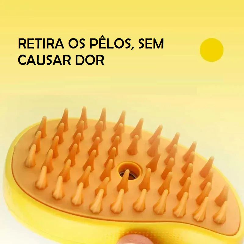 Escova Vaporizadora Recarregável para Pets escova Pet 001 Loja da Dryka 
