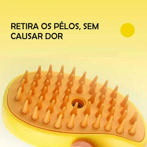 Escova Vaporizadora Recarregável para Pets escova Pet 001 Loja da Dryka 