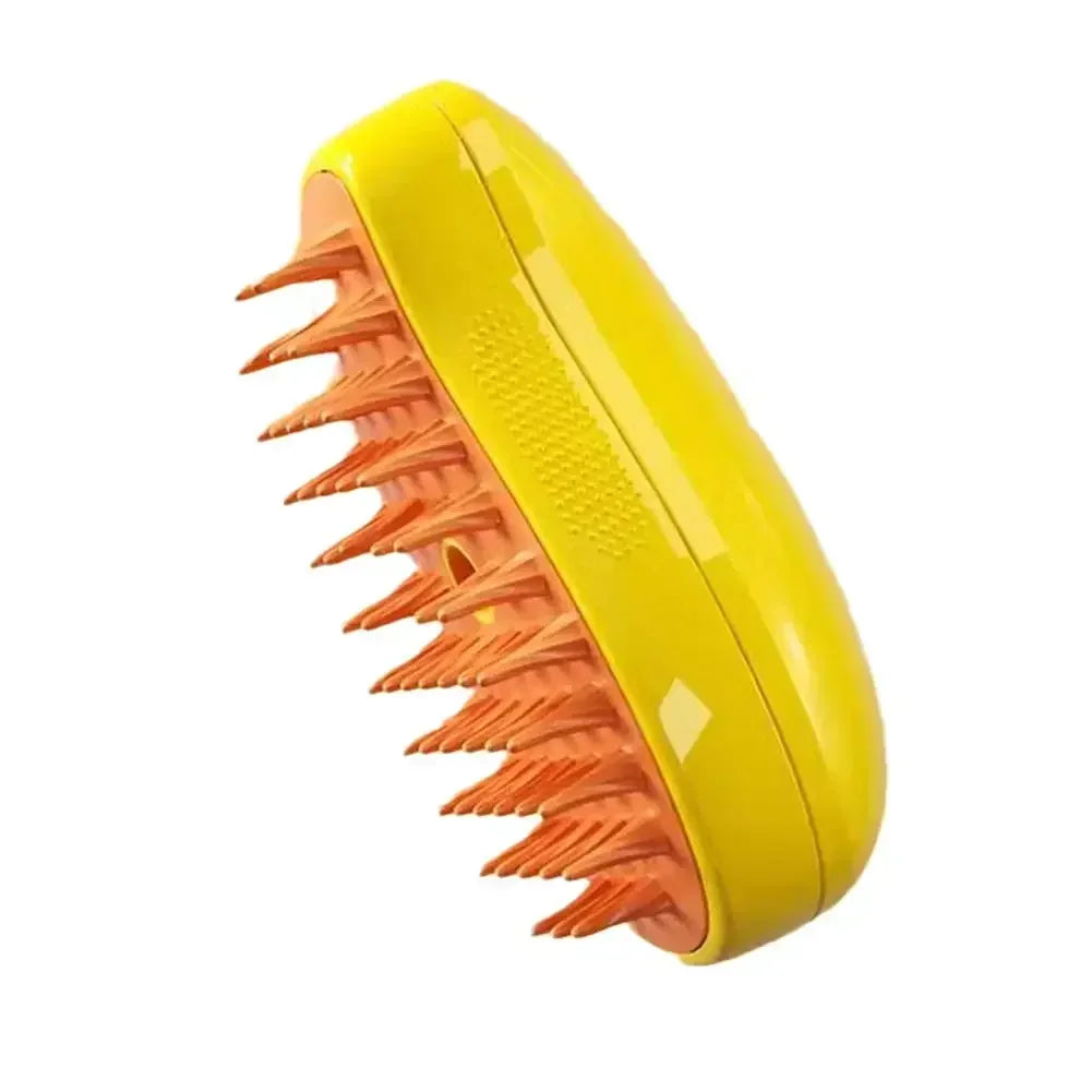 Escova Vaporizadora Recarregável para Pets Loja da Dryka PWS-Yellow 