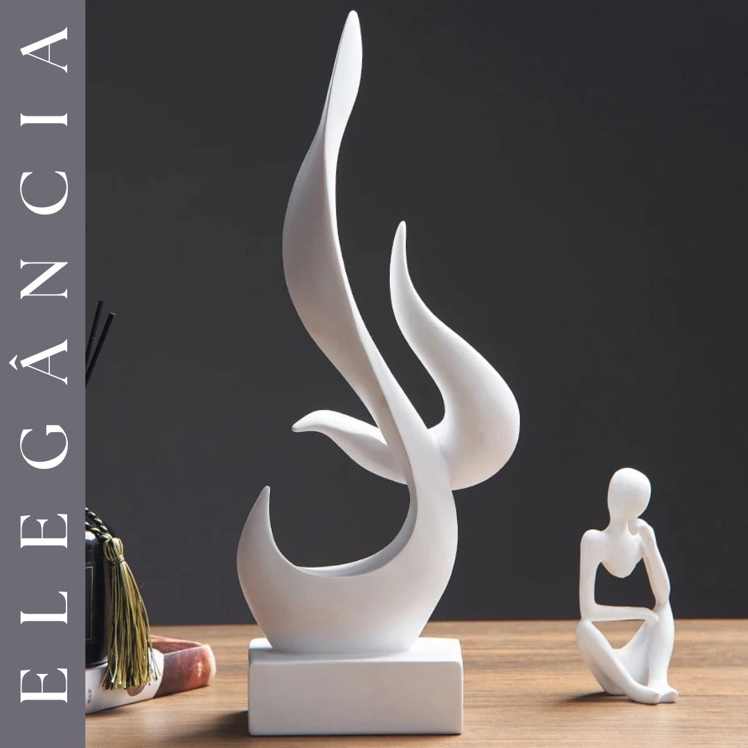 Escultura Decorativas de Pássaro - Flame escultura passaros flame Loja da Dryka 