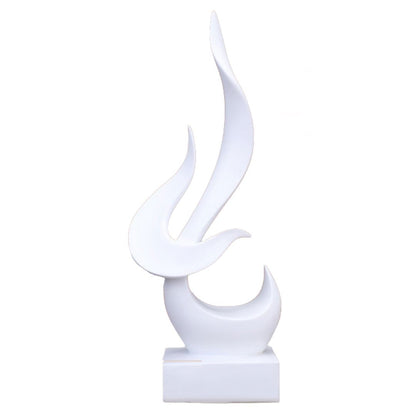 Escultura Decorativas de Pássaro - Flame escultura passaros flame Loja da Dryka Branca 