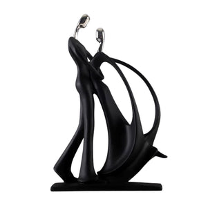 Estátua Decorativa - Nórdica Dançante decoracao 010 Loja da Dryka Dança Prata 