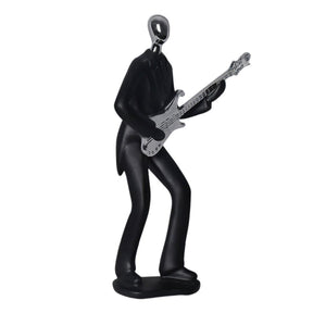 Estátua Decorativa - Nórdica Dançante decoracao 010 Loja da Dryka Guitarra Prata 