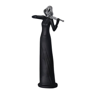 Estátua Decorativa - Nórdica Dançante decoracao 010 Loja da Dryka Violino Prata 
