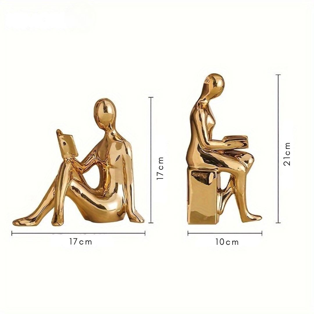 Estátuas Decorativas para Livros - Bookends Estátuas Decorativas Bookends Loja da Dryka 
