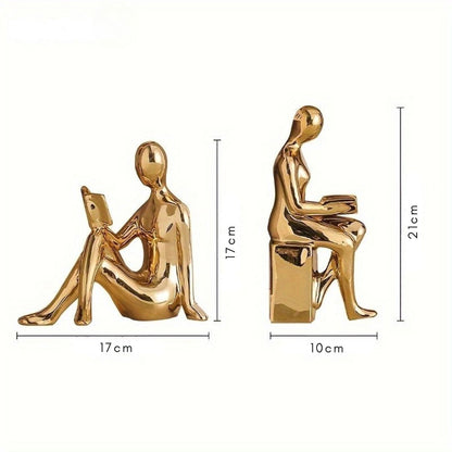 Estátuas Decorativas para Livros - Bookends Estátuas Decorativas Bookends Loja da Dryka 