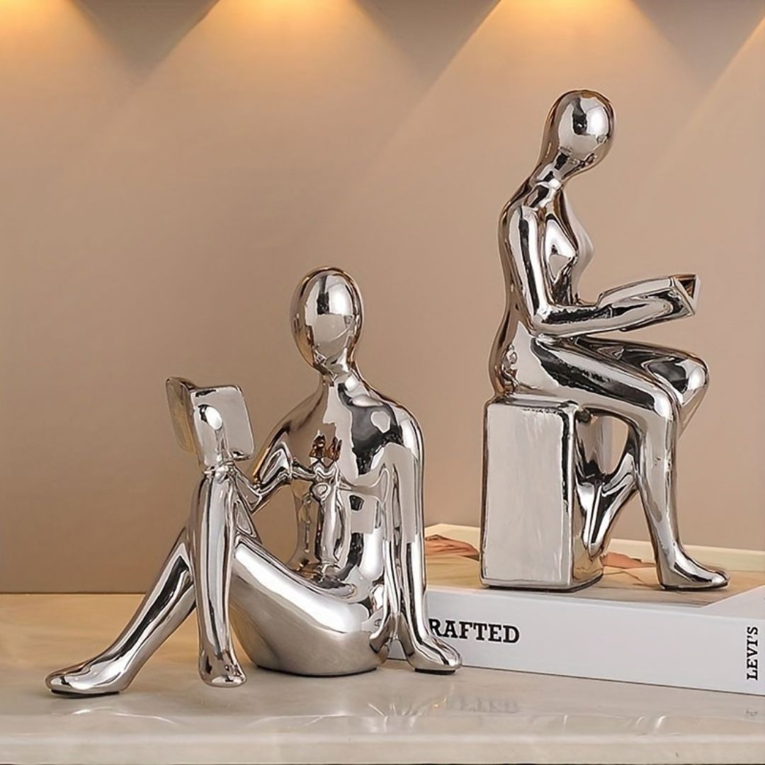 Estátuas Decorativas para Livros - Bookends Estátuas Decorativas Bookends Loja da Dryka 