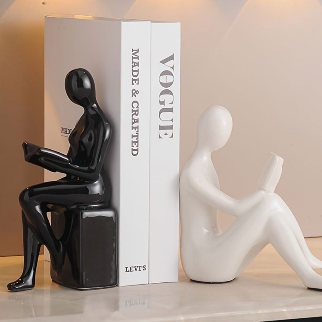 Estátuas Decorativas para Livros - Bookends Estátuas Decorativas Bookends Loja da Dryka 