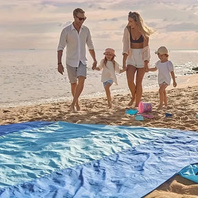 Esteira de Praia Impermeável - Breeze Mat acessorio - esteira azul Loja da Dryka 