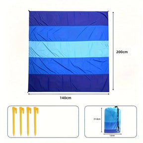 Esteira de Praia Impermeável - Breeze Mat acessorio - esteira azul Loja da Dryka Azul - 200cm x 140cm 