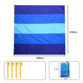 Esteira de Praia Impermeável - Breeze Mat acessorio - esteira azul Loja da Dryka Azul - 210cm x 200cm 