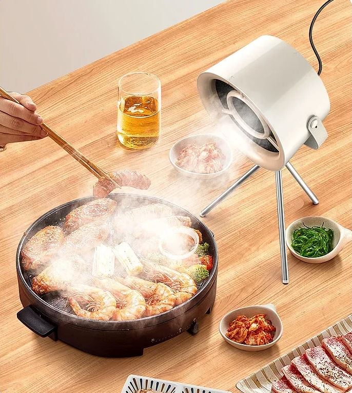 Exaustor Portátil de Mesa - Camping Cook casa 025 - exaustor Loja da Dryka 