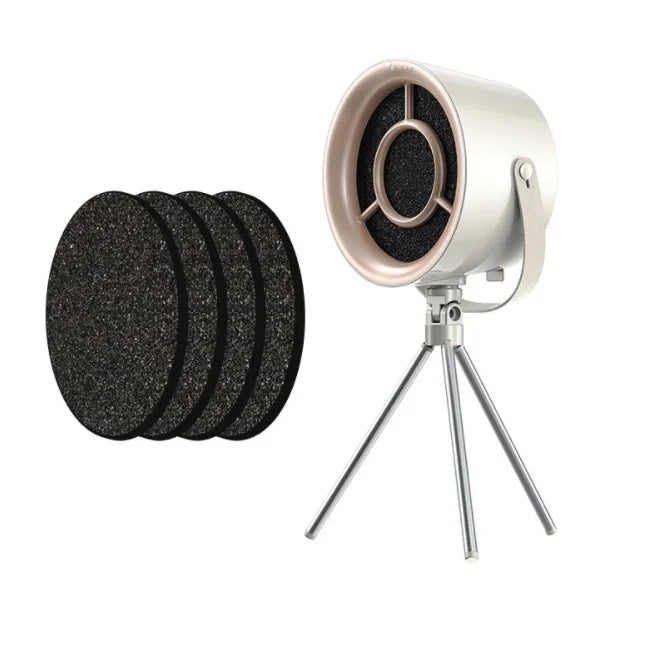 Exaustor Portátil de Mesa - Camping cook casa 025 - exaustor Loja da Dryka G07-white-4pcs 