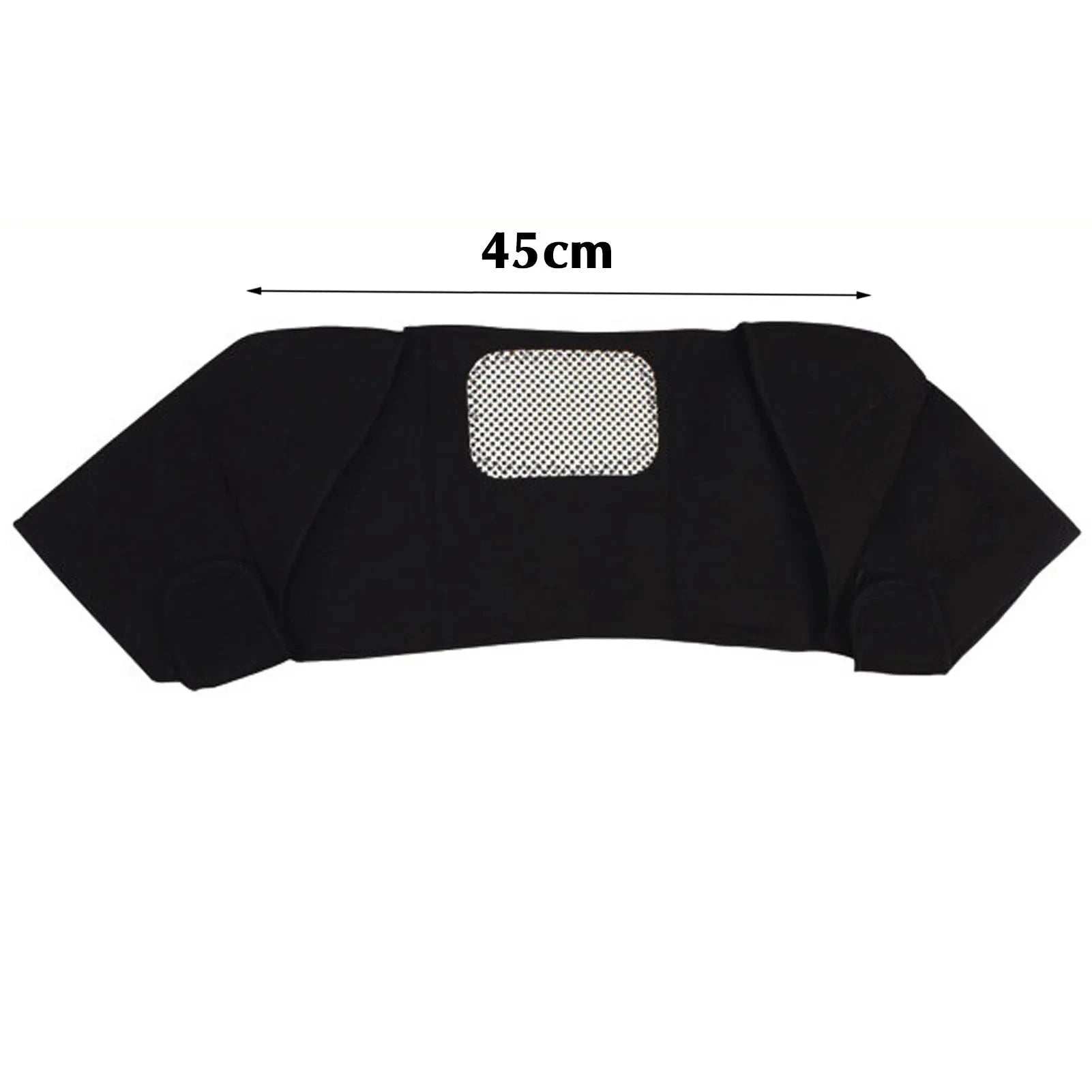 Faixa Térmica Magnética Autoaquecida para Ombros - Shoulder Heat aquecedor ombros Loja da Dryka Preta G 