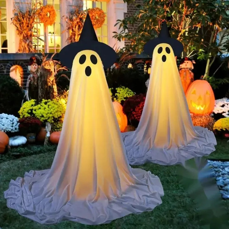 Fantasmas Brilhantes de Halloween -White Ghost 👻👻👻👻 Loja da Dryka 