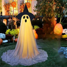 Fantasmas Brilhantes de Halloween -White Ghost 👻👻👻👻 Loja da Dryka Fantasma Branco 