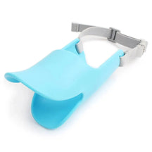 Focinheira de Silicone Ajustável - Bico de Pato Loja da Dryka L Blue 