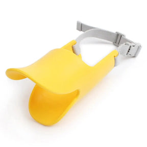 Focinheira de Silicone Ajustável - Bico de Pato Loja da Dryka L Yellow 