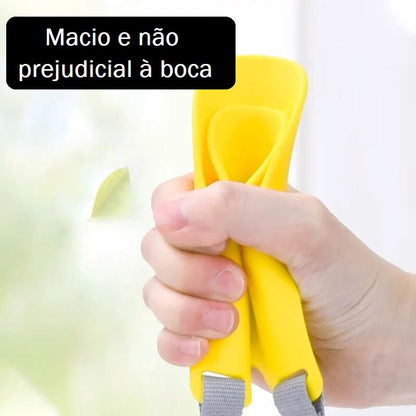 Focinheira de Silicone Ajustável - Bico de Pato pet shop 012 Loja da Dryka 