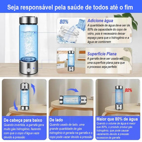 Garrafa D'água Hidrogenada Antioxidante - HydroPure Loja da Dryka 