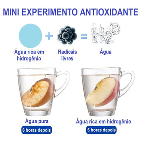 Garrafa D'água Hidrogenada Antioxidante - HydroPure Loja da Dryka 