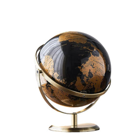 Globo Terrestre Decorativo - Luxury decoração 016 Loja da Dryka Dourado - 25.5cm 