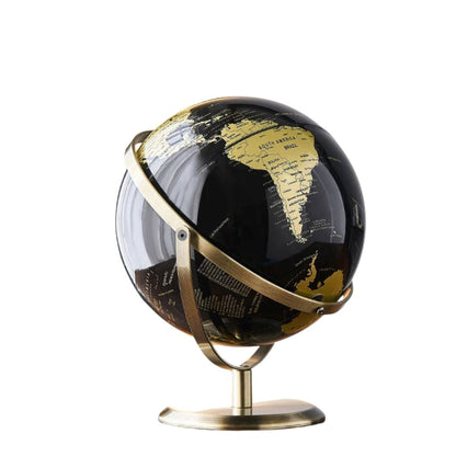 Globo Terrestre Decorativo - Luxury decoração 016 Loja da Dryka Marrom - 25.5cm 