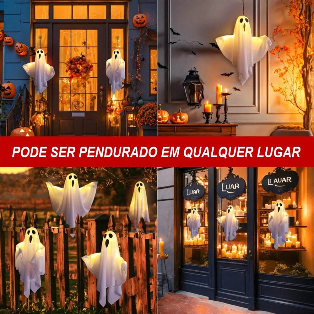 Halloween - Fantasmas Voadores - Gost White 👻👻👻👻 halloween 008 - fantasma 2 Loja da Dryka 