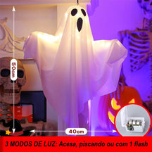 Halloween - Fantasmas Voadores - Gost White 👻👻👻👻 halloween 008 - fantasma 2 Loja da Dryka Branco 