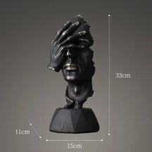 High Quality Resin Thinker Sculpture Miniature Model Figurines Art Crafts Ornaments Home Decoration Accessories Gift European Loja da Dryka 1-2 