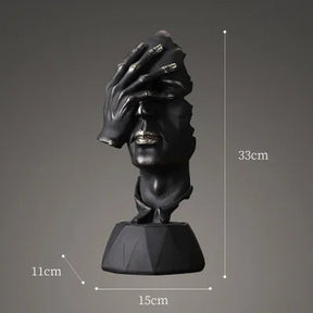 High Quality Resin Thinker Sculpture Miniature Model Figurines Art Crafts Ornaments Home Decoration Accessories Gift European Loja da Dryka 1-2 