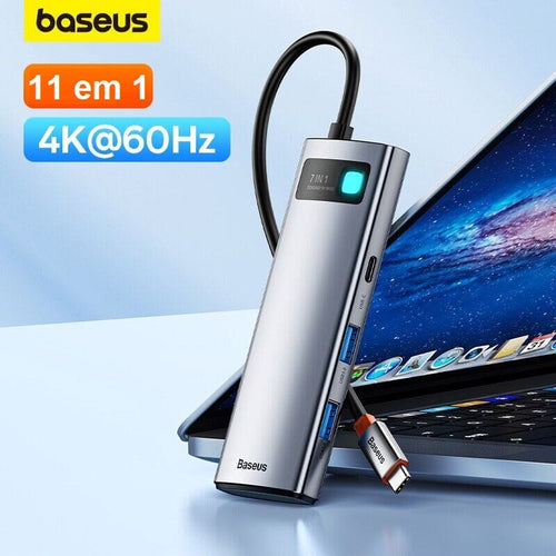 Hub Baseus 11 em 1 eletronicos - hub baseus Loja da Dryka 